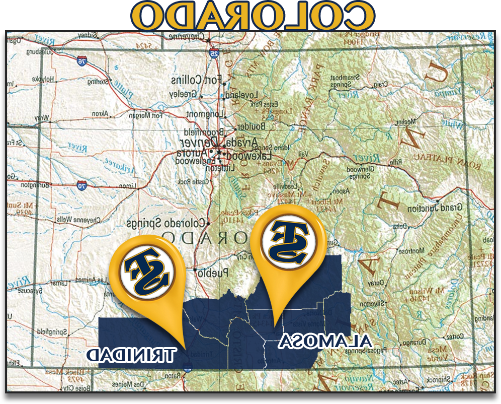 科罗拉多州地图服务区图像